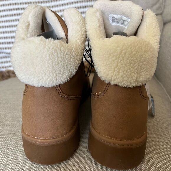 NEW lace up Boots Sz 7 Memory Foam Temperature Rated - Picture 6 of 10